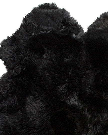 Black Animal Print Area Rug