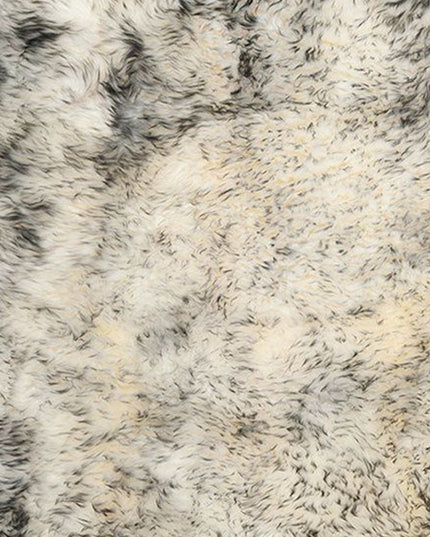4' X 6' Gray Genuine Sheepskin Handmade Area Rug