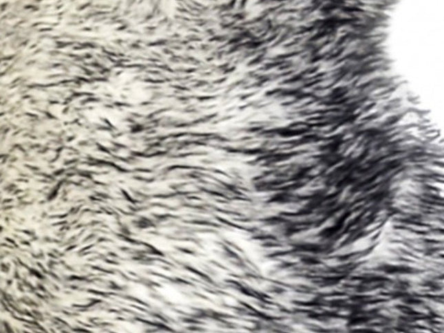 4' X 6' Gray Genuine Sheepskin Handmade Area Rug