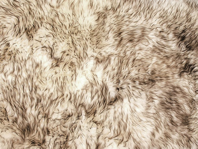 72" X 72" Gradient Chocolate Octo Sheepskin - Area Rug