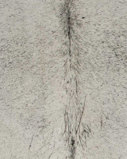 6' X 7' Gray Cowhide Hand Tufted Area Rug