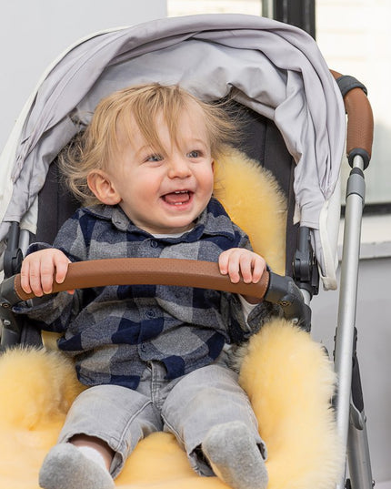 2' X 3' Cream Genuine Sheepskin Animal Print Shag Area Rug