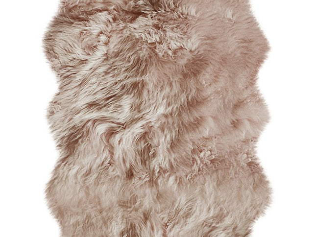 4' X 6' Gray Genuine Sheepskin Handmade Area Rug