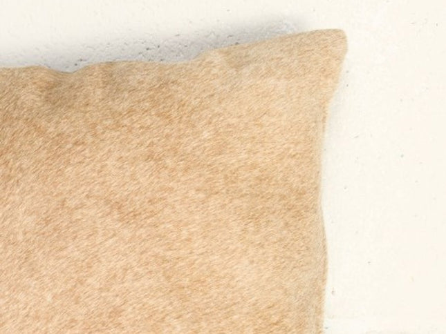 Set of Two 12" X 20" Gray Cowhide Throw Pillow