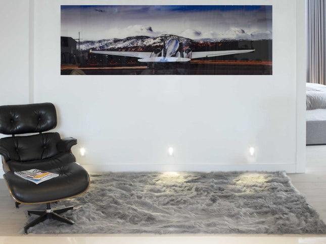 5' X 8' Black Shag Area Rug