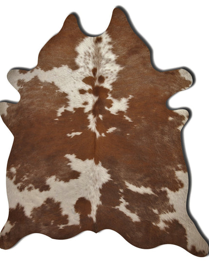 5' X 7' Black And White Cowhide Area Rug