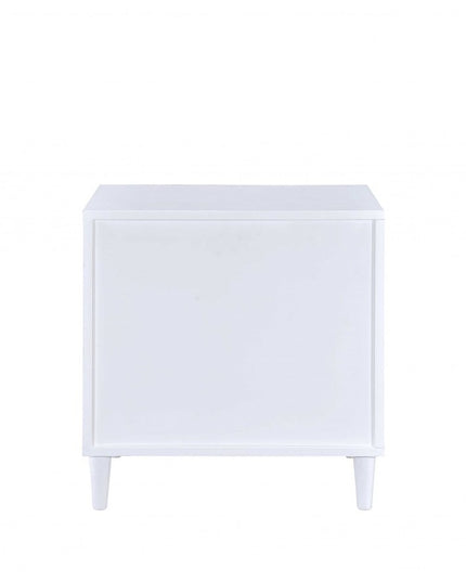 21" Brown Three Drawers Nightstand