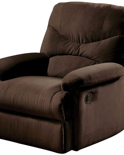 35" Chocolate Microfiber Recliner