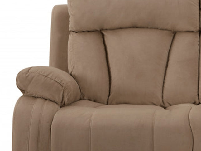 40" Modern Beige Fabric Sofa