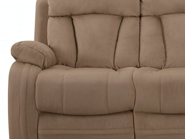 40" Modern Beige Fabric Sofa