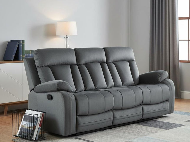 40" Modern Grey Fabric Sofa