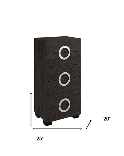 48" Refined Grey High Gloss Chest