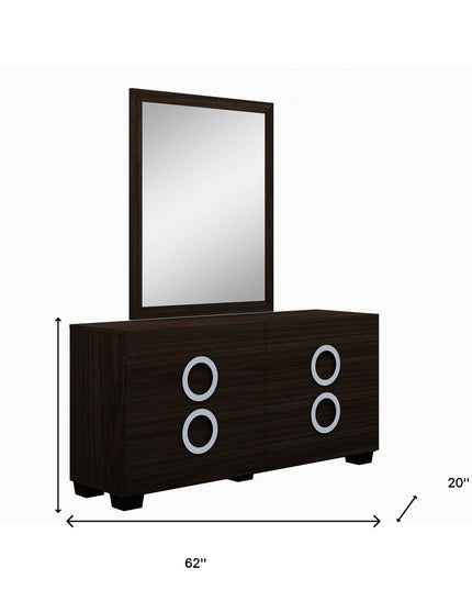 31" Refined Grey High Gloss Dresser