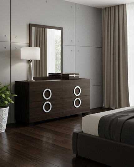 31" Refined Grey High Gloss Dresser