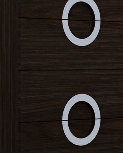 25" Brown Six Drawer Standard Chest