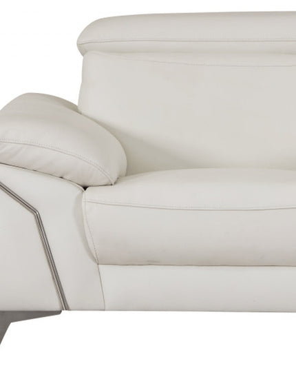 51" Gray Chair and a Half