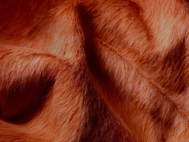 6' X 7' Brown Cowhide Area Rug