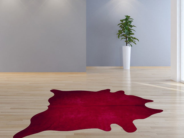 6' X 7' Brown Cowhide Area Rug