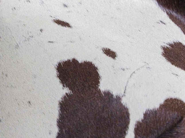 6' X 7' Black And White Cowhide Cowhide Print Area Rug