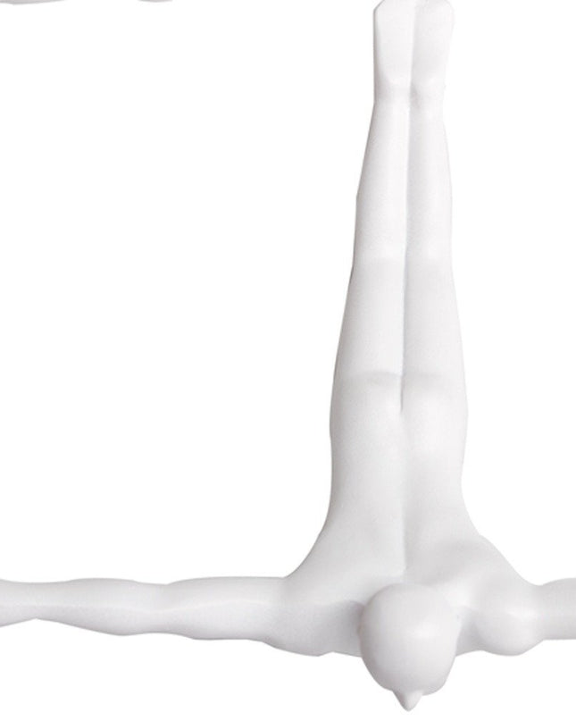 Set of Three Black Resin Diving Man Hanging Dimensional Sculpture