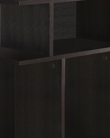 24" Brown Wood End Table With 6