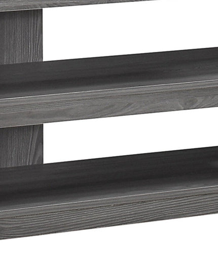 42" Brown Open Shelving TV Stand