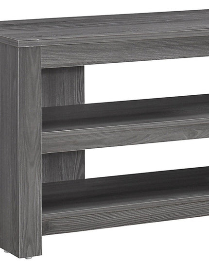 42" Brown Open Shelving TV Stand