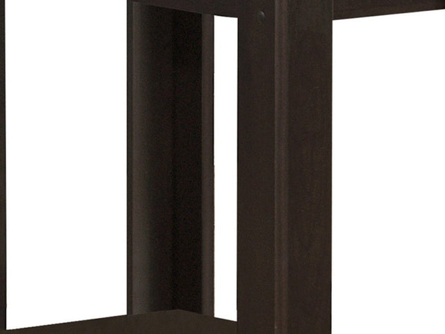 22" Deep Taupe End Table With Shelf