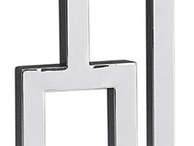 47" White Floor Shelf Console Table With Storage