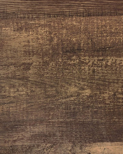 43" Brown And Black Cross Leg Console Table