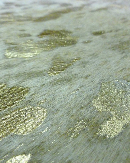 6' X 7' Brown And White Cowhide Handmade Area Rug