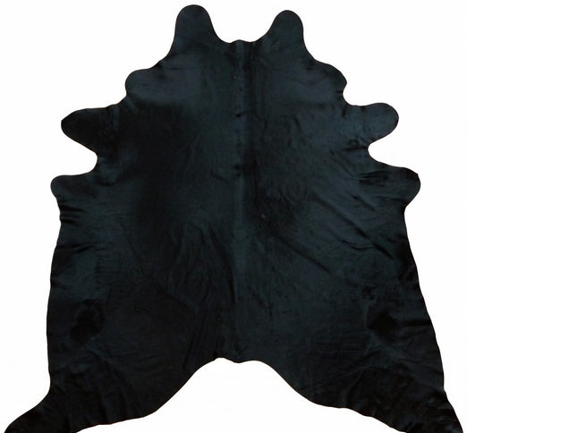 6' X 7' Brown And White Cowhide Handmade Area Rug