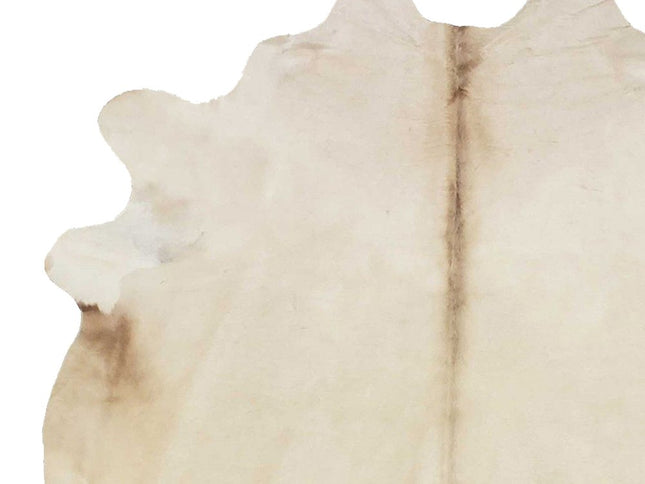 6' X 7' Brown And White Cowhide Handmade Area Rug