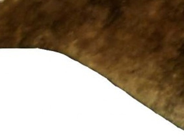 6' X 7' Black Cowhide Handmade Area Rug