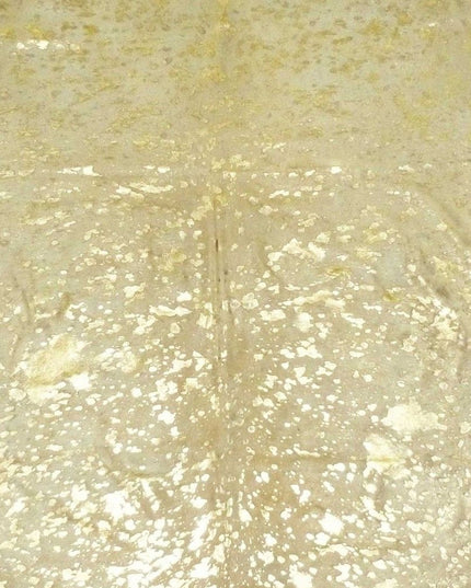 6' X 7' Black Cowhide Handmade Area Rug