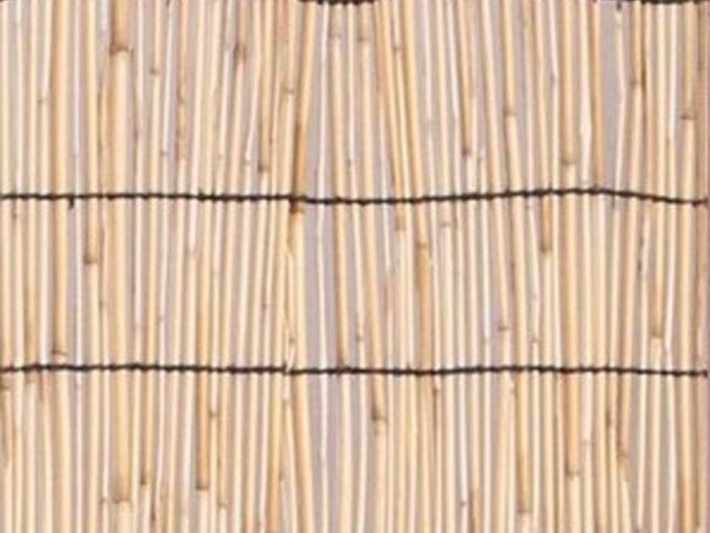 67" White and Natural Manufactured Wood Folding Three Panel Screen Room Divider