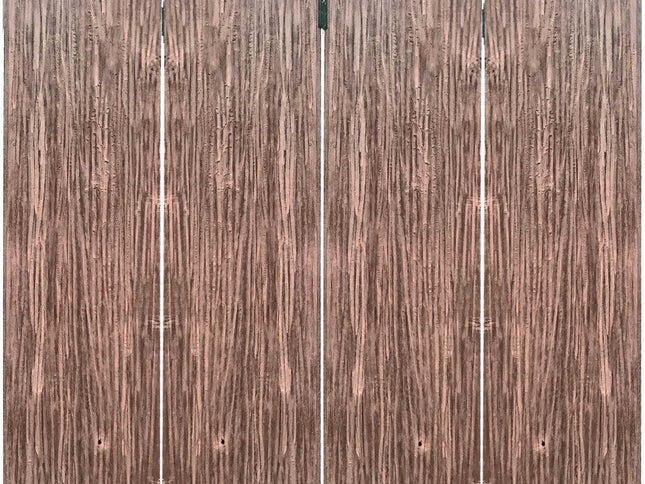 84" Brown Folding Four Panel Screen Room Divider