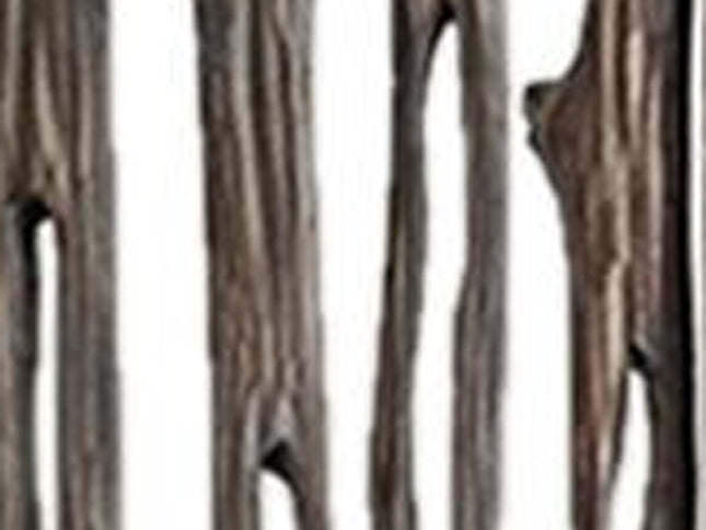 84" Brown Wood Folding Four Panel Screen Room Divider