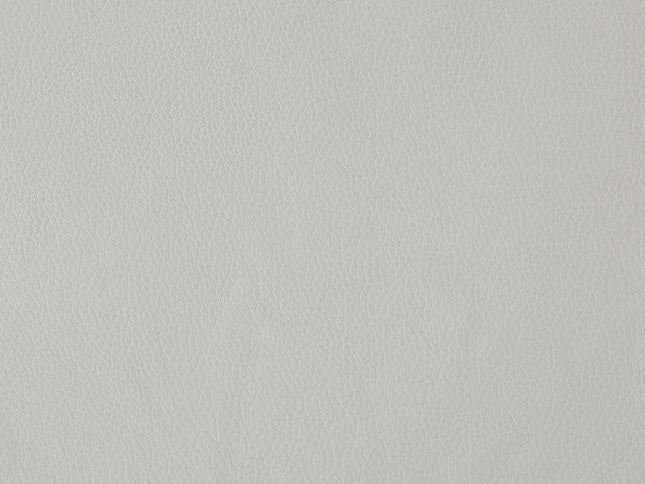 Two Piece Indoor Light Gray Italian Leather Five Person Seating Set