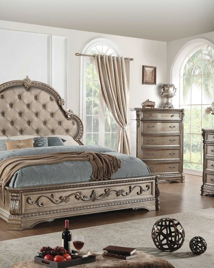 18" Brown Solid Wood Combo Dresser