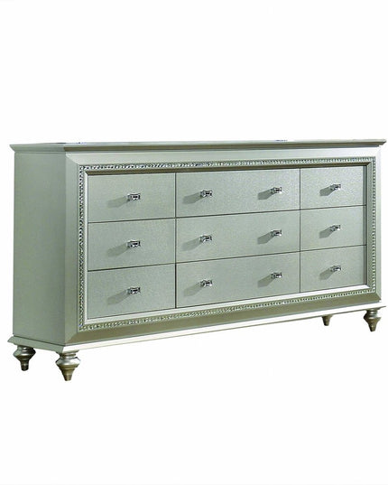 18" Champagne Five Drawer Standard Chest