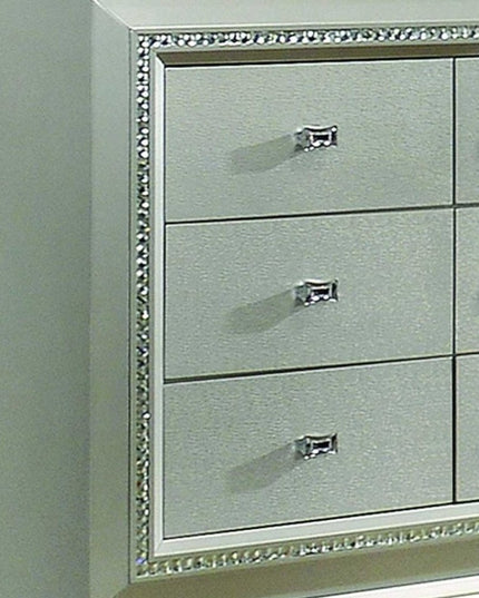 18" Champagne Five Drawer Standard Chest