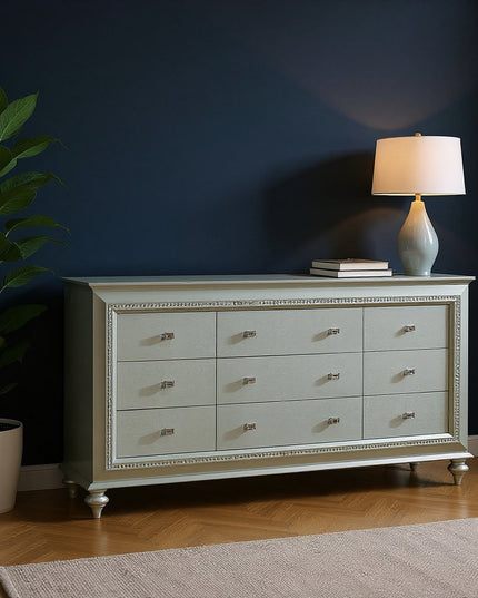 18" Champagne Five Drawer Standard Chest