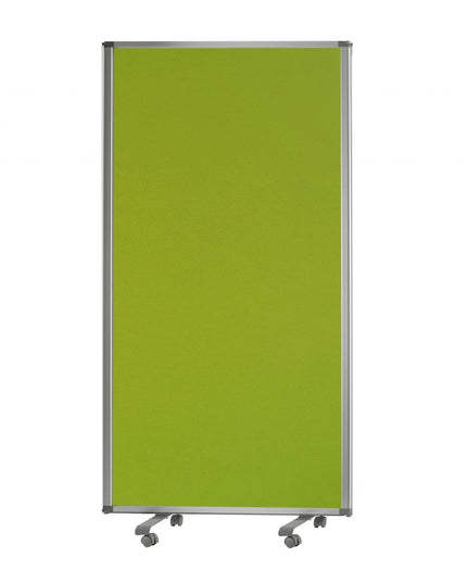 71" Green Iron Folding Three Panel Screen Room Divider