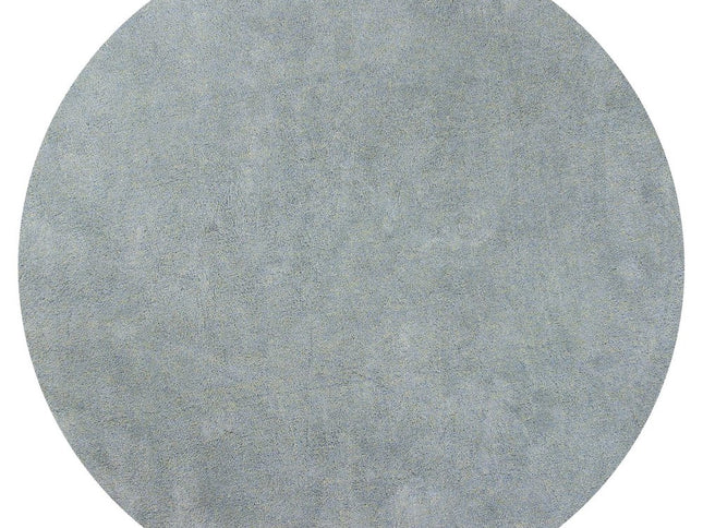 8' X 11' Blue Shag Hand Woven Area Rug