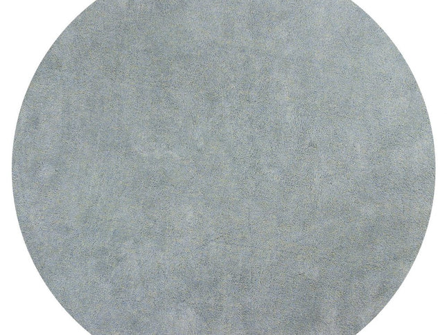 8' X 11' Blue Shag Hand Woven Area Rug