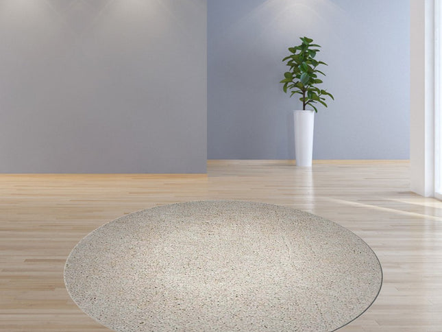 8' X 11' Ivory Shag Hand Woven Area Rug