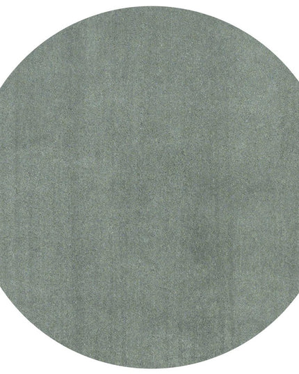6' Slate Blue Hand Woven Round Rug