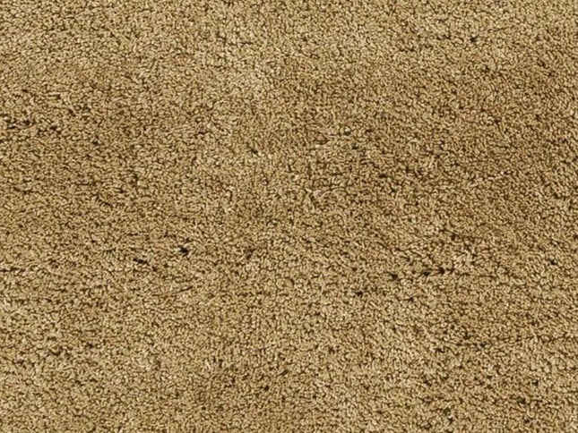 8' X 11' Gold Shag Hand Woven Area Rug