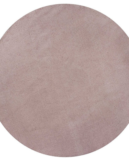 8' Pink Hand Woven Round Rug